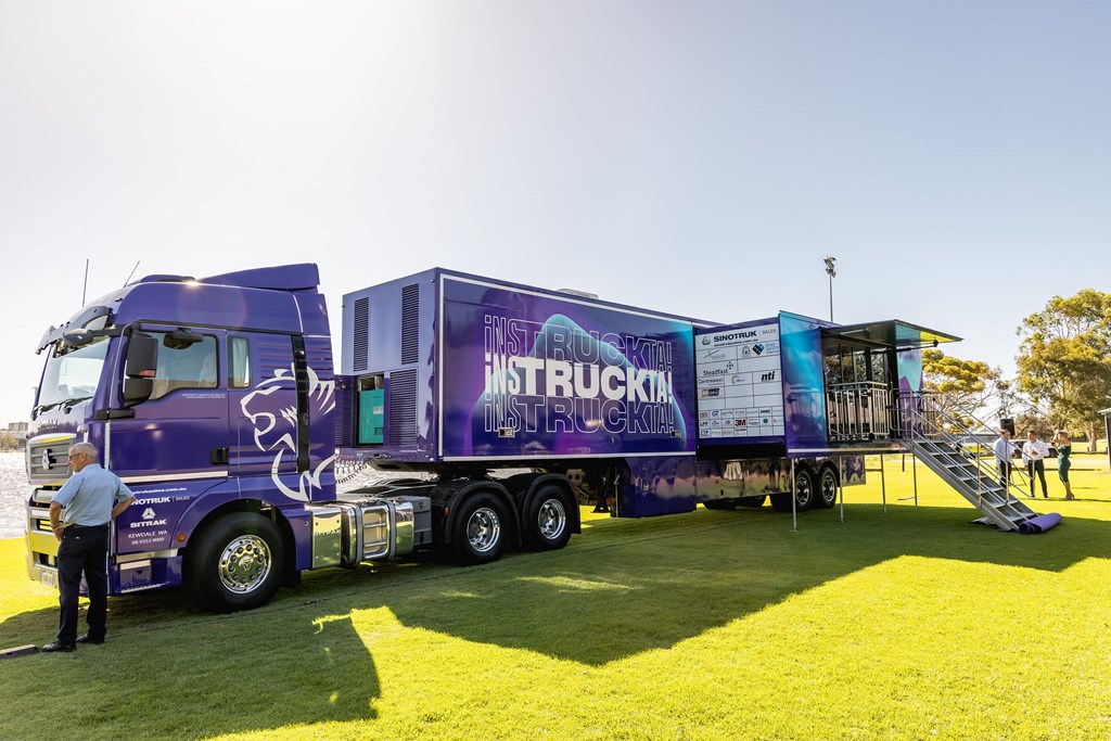 Transafe Inc Transafe WA launches road transport industry safety truck iNSTRUCKTA!