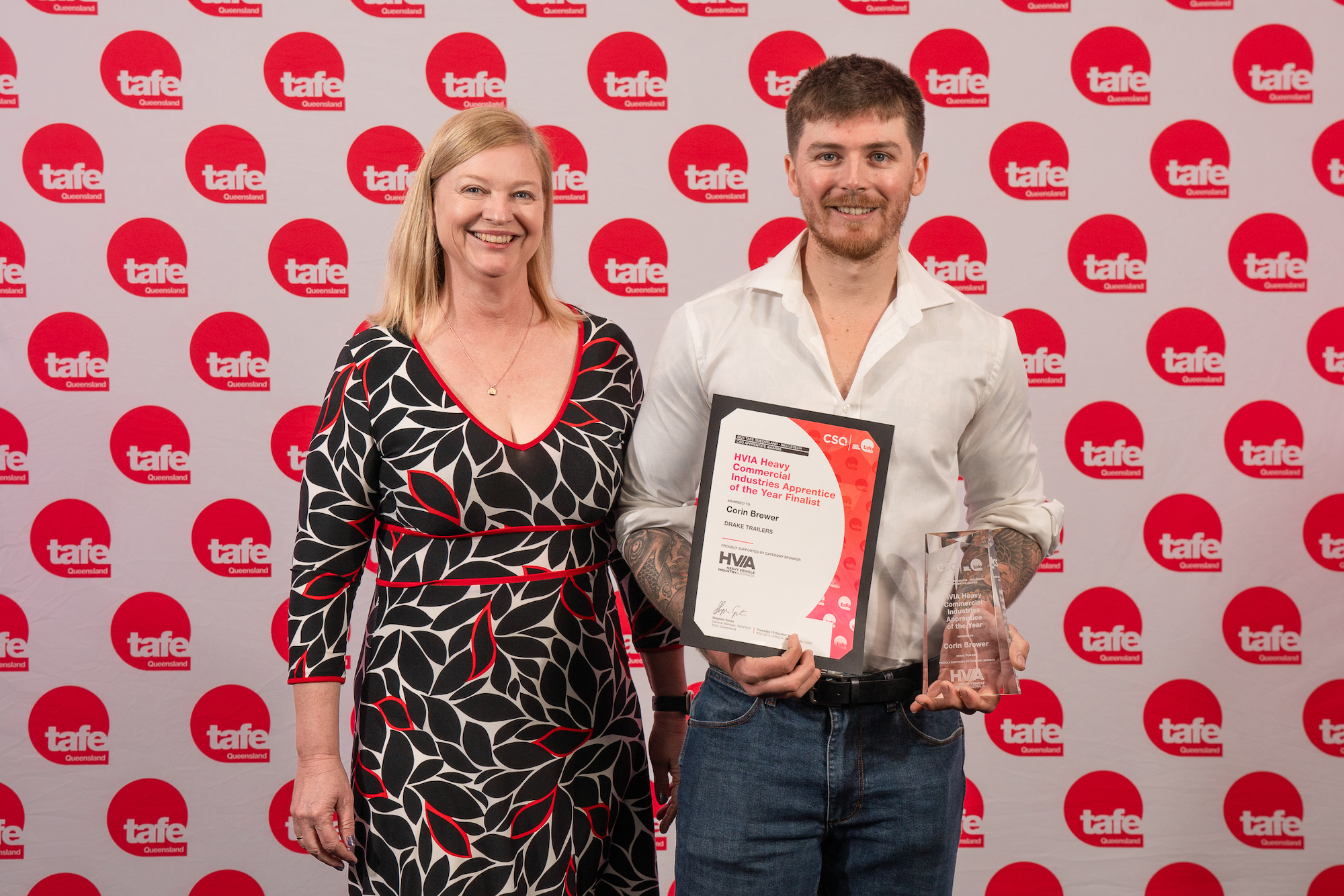 Heavy vehicle apprentice rewarded at TAFE Queensland awards