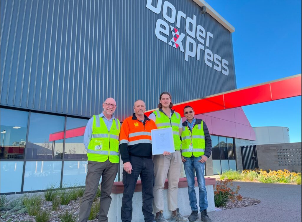 Border Express depot earns special sustainability certification