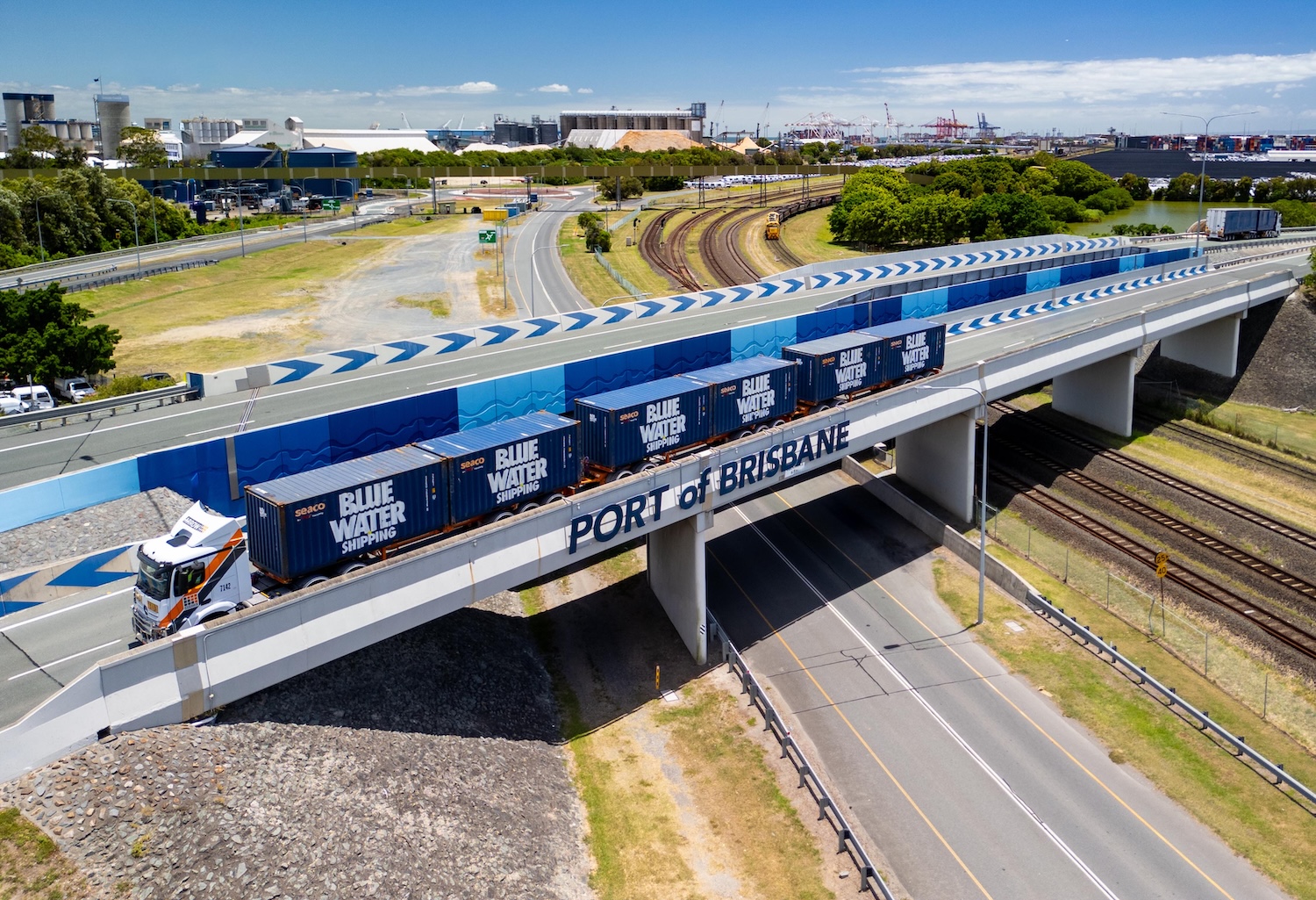 Arrow Transport completes historic A-triple road train port trial